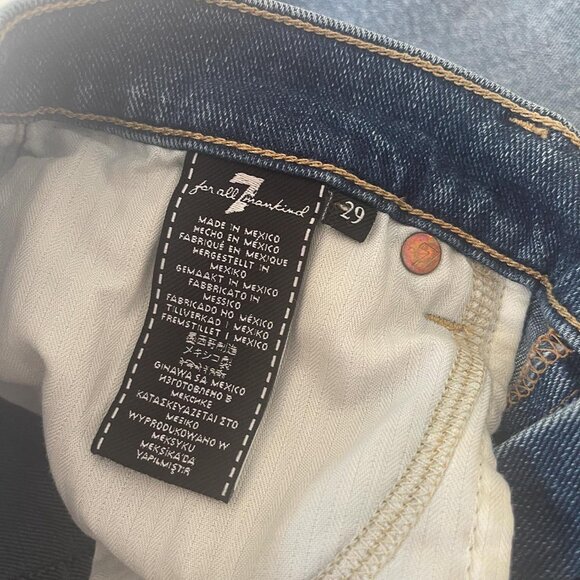 7 for All Mankind, Denim Jean Skirt - Picture 5 of 7